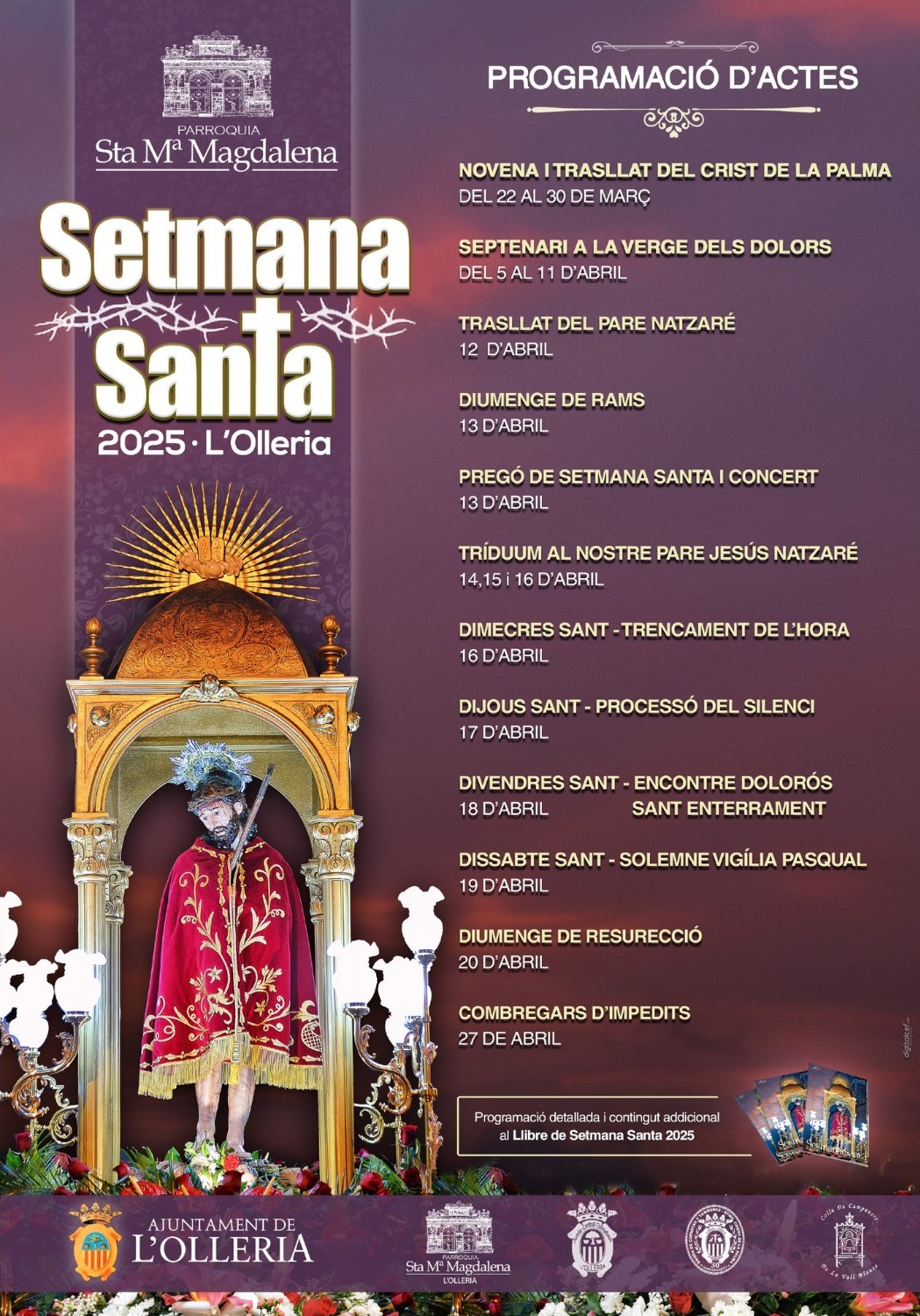 Semana Santa en l'Olleria 2025 L'Olleria / Ollería